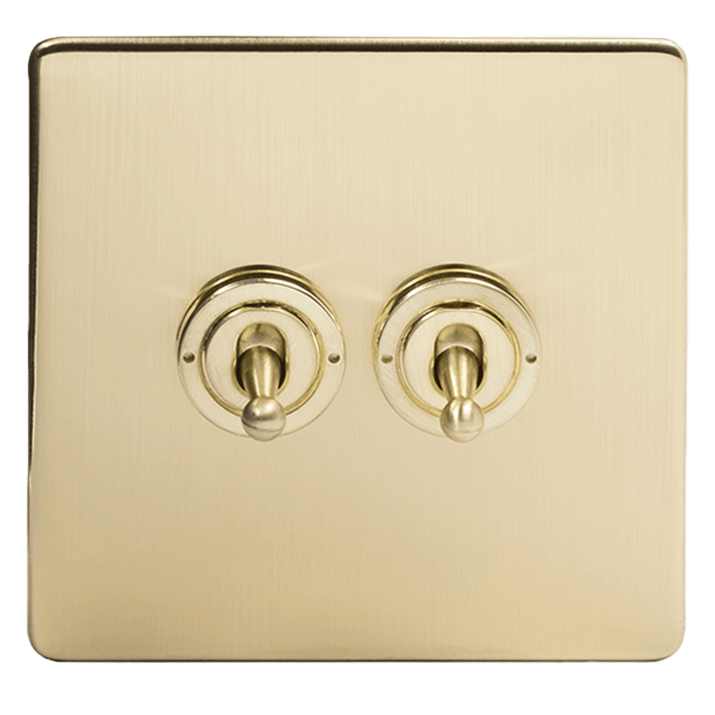 Brushed Brass 1,2,3 & 4 Toggle Light Switch - Bilden Home & Hardware Market