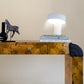 Burl Wood Mid-century Serif Desk - Bilden Home & Hardware Market