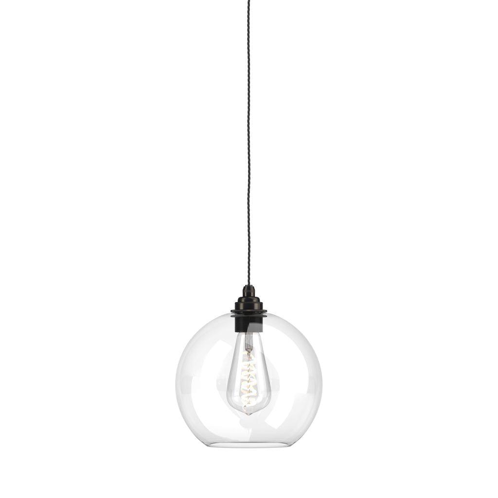 Clear Glass Globe Pendant Light Hereford - Bilden Home & Hardware Market