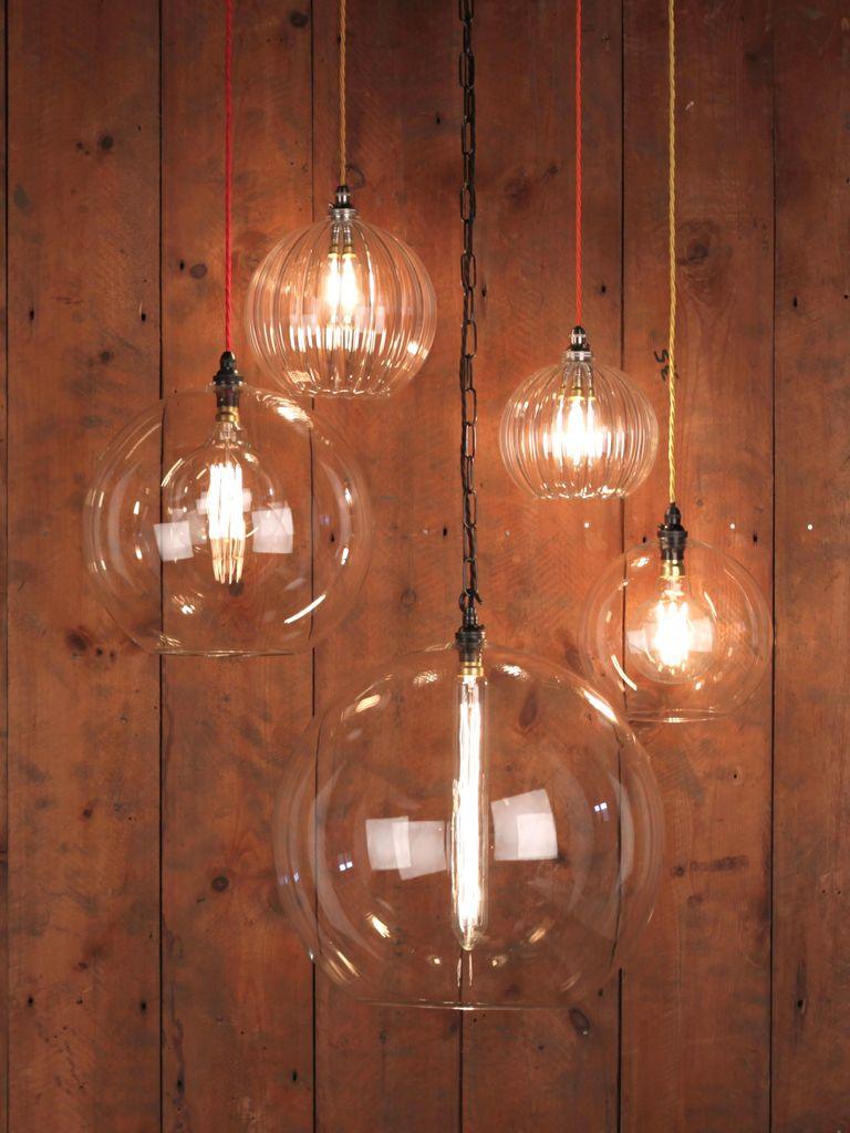 Clear Glass Globe Pendant Light Hereford - Bilden Home & Hardware Market