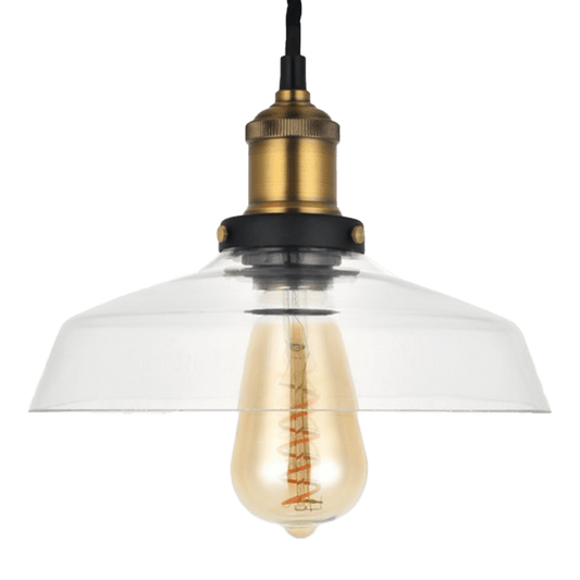 Clear Glass Step Pendant Light - Bilden Home & Hardware Market