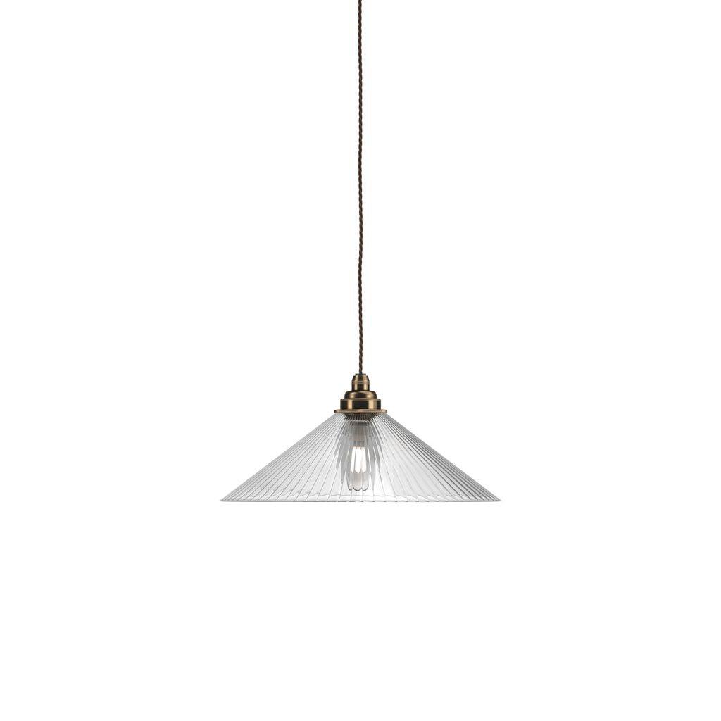 Coolie Ribbed Glass Pendant Light Hay - Bilden Home & Hardware Market