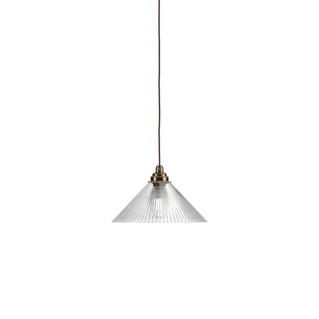 Coolie Ribbed Glass Pendant Light Hay - Bilden Home & Hardware Market