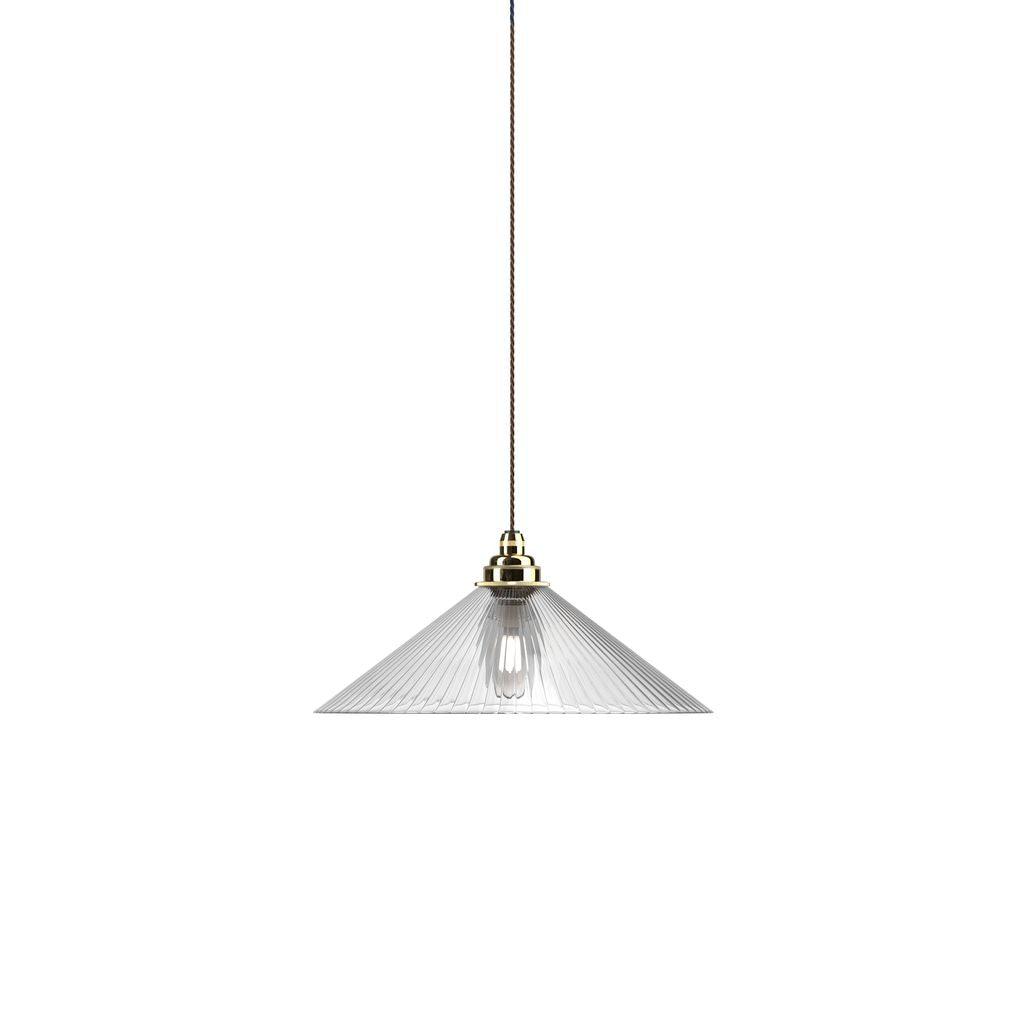 Coolie Ribbed Glass Pendant Light Hay - Bilden Home & Hardware Market