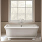 Fireclay Style Freestanding Bath with Bun Feet - Bilden Home & Hardware Market