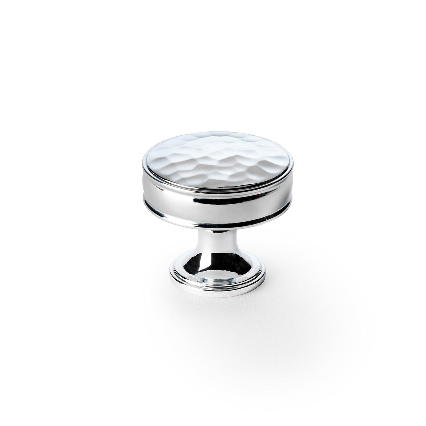 Hammered Cupboard Knob on Stepped Rose - Bilden Home & Hardware Market