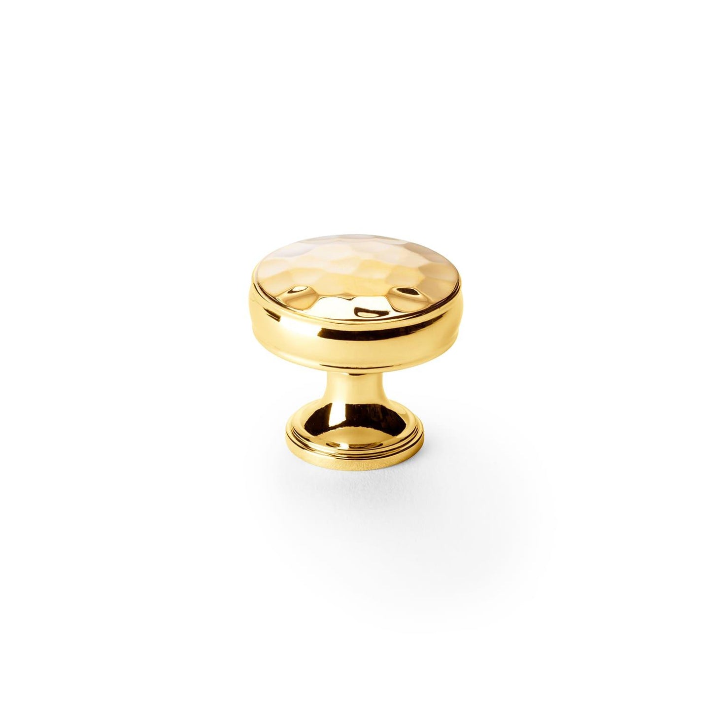 Hammered Cupboard Knob on Stepped Rose - Bilden Home & Hardware Market