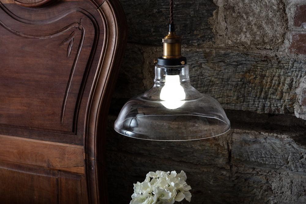 Industrial Clear Glass Pendant Light - Bilden Home & Hardware Market