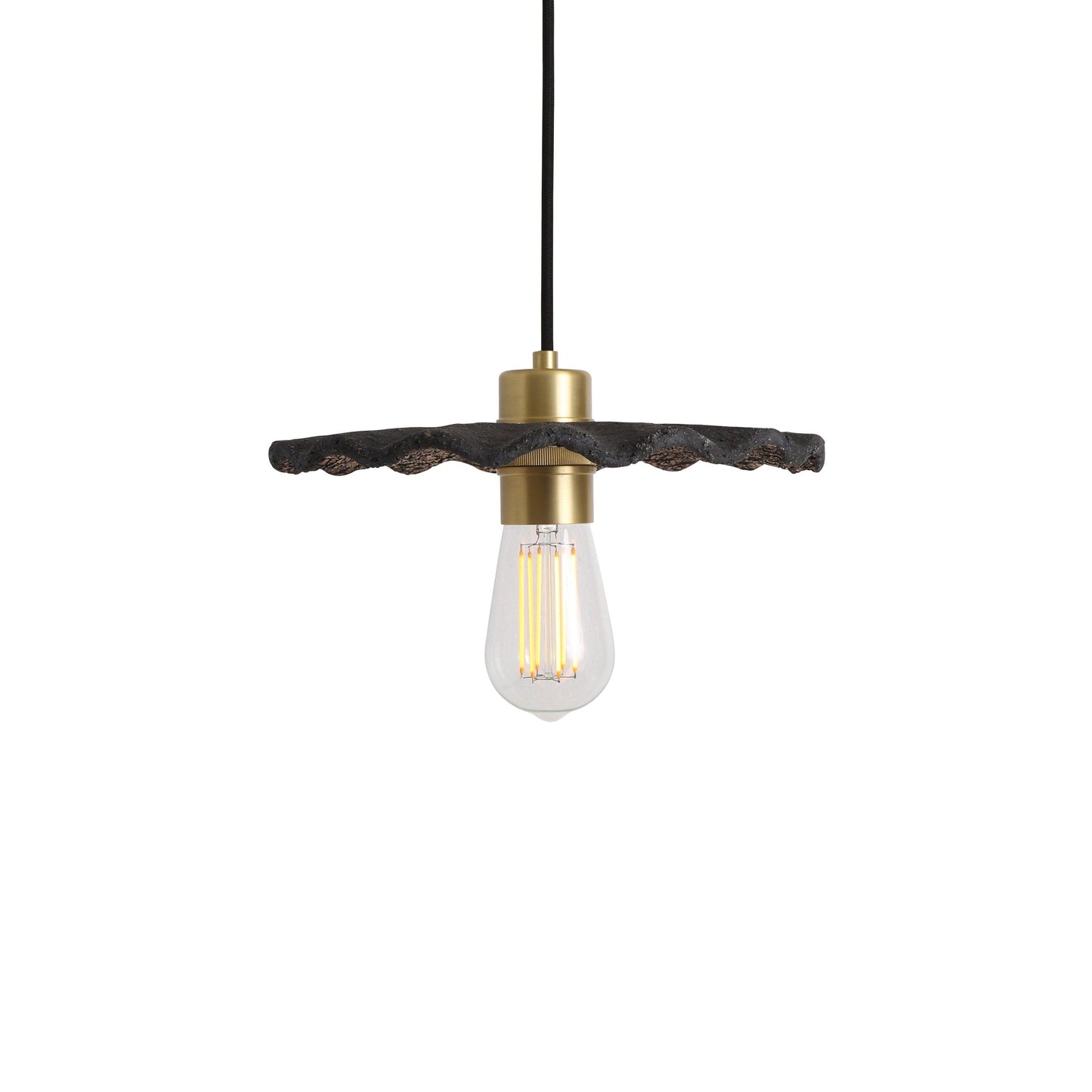 Kapok Ceramic Scallop Pendant Light - Bilden Home & Hardware Market