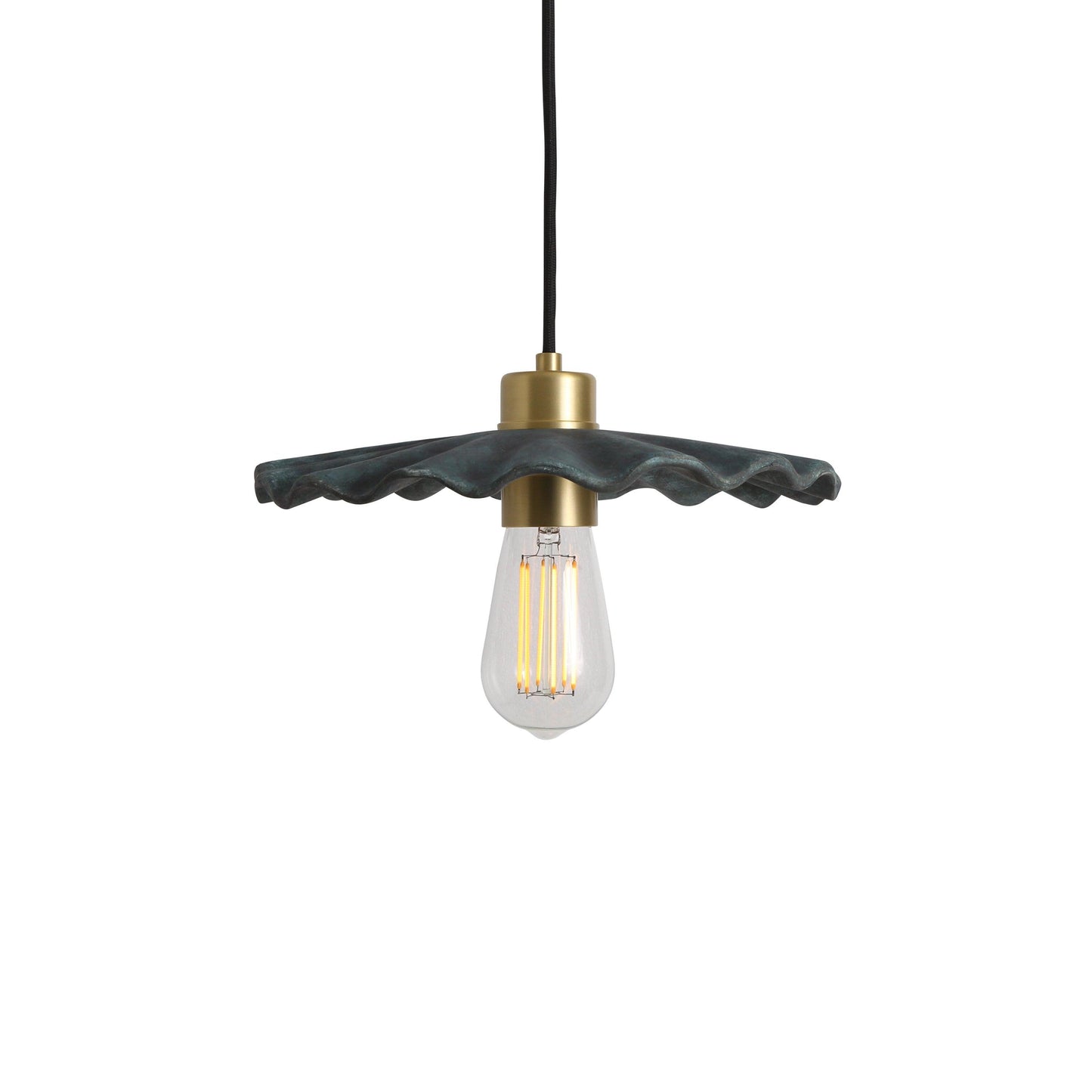 Kapok Ceramic Scallop Pendant Light - Bilden Home & Hardware Market