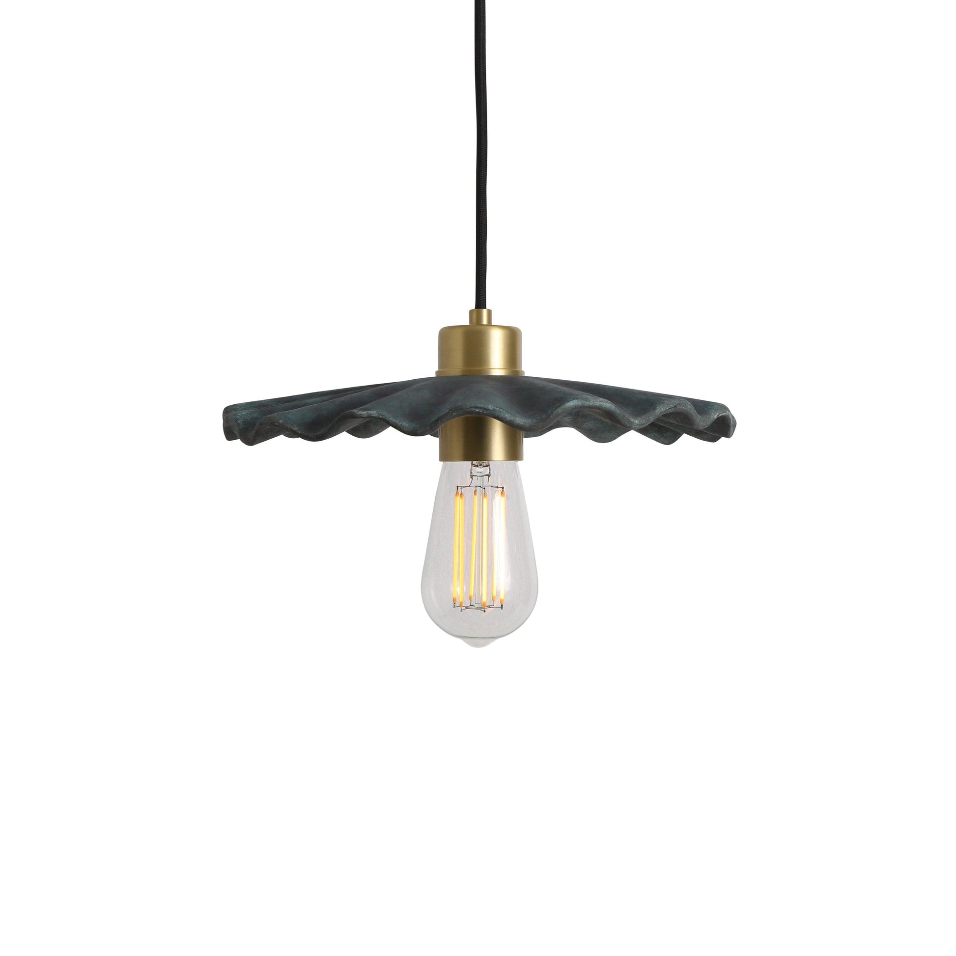 Kapok Ceramic Scallop Pendant Light - Bilden Home & Hardware Market