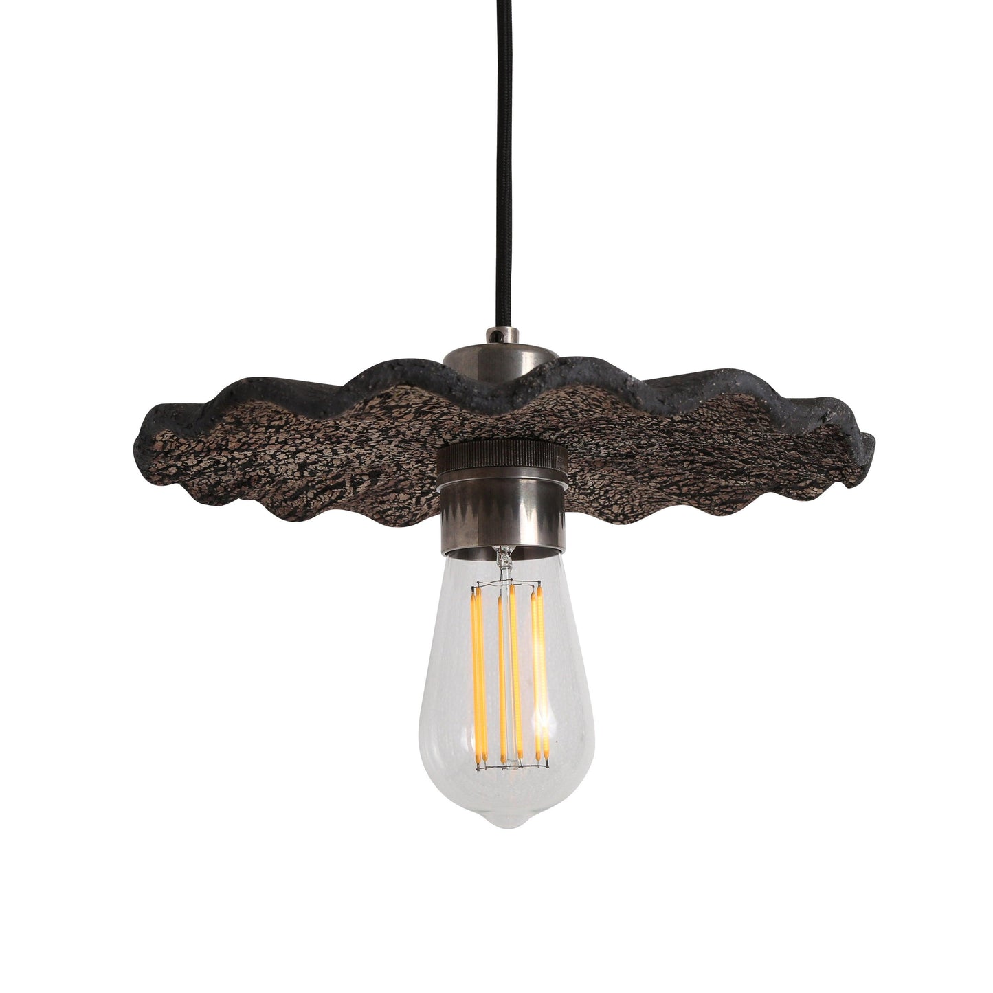 Kapok Ceramic Scallop Pendant Light - Bilden Home & Hardware Market