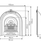Prince Victorian Cast Iron Fireplace Insert - Bilden Home & Hardware Market