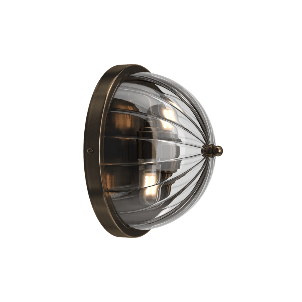 Ribbed Glass Wall Light Grafton - Bilden Home & Hardware Market