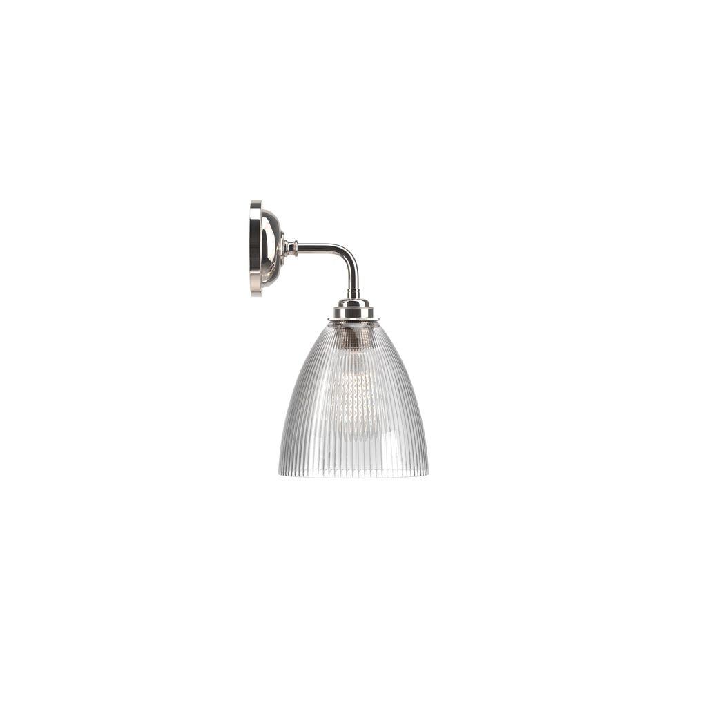 Skinny Ribbed Glass Bathroom Wall Light Ledbury - Bilden Home & Hardware Market