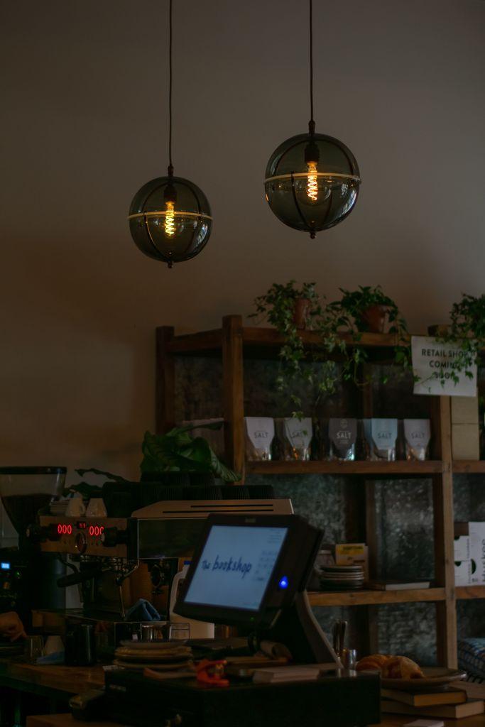 Smoked Glass Globe Pendant Light Grafton - Bilden Home & Hardware Market