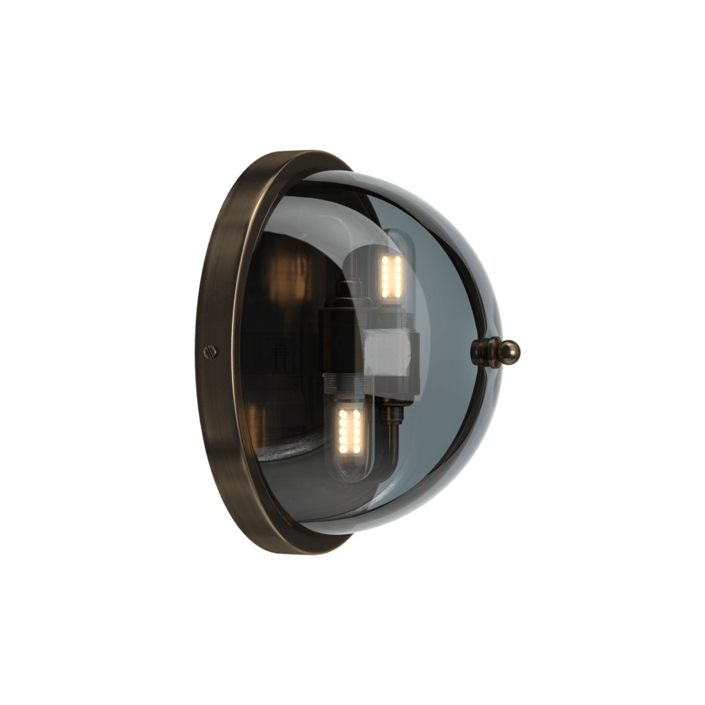 Smoked Glass Wall Light Grafton - Bilden Home & Hardware Market