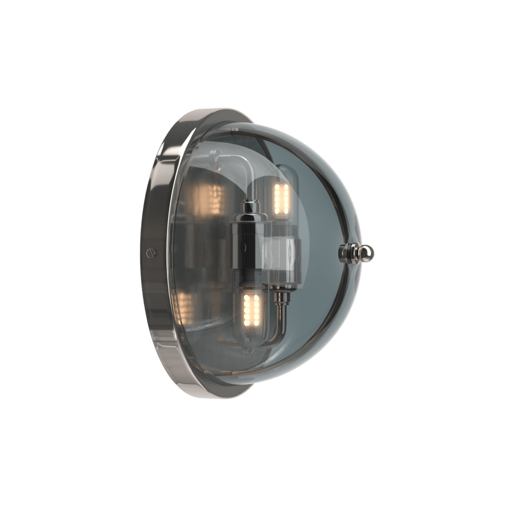 Smoked Glass Wall Light Grafton - Bilden Home & Hardware Market