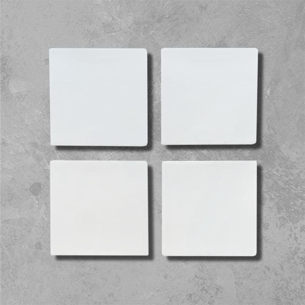 Soft White Glazed Square Tiles - Bilden Home & Hardware Market