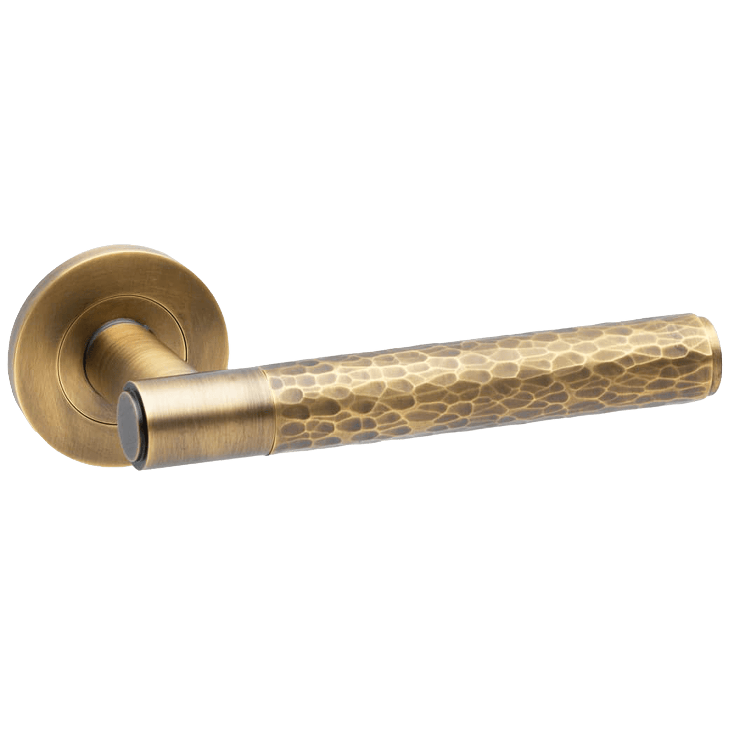 Solid Brass Hammered Door Handle - Bilden Home & Hardware Market