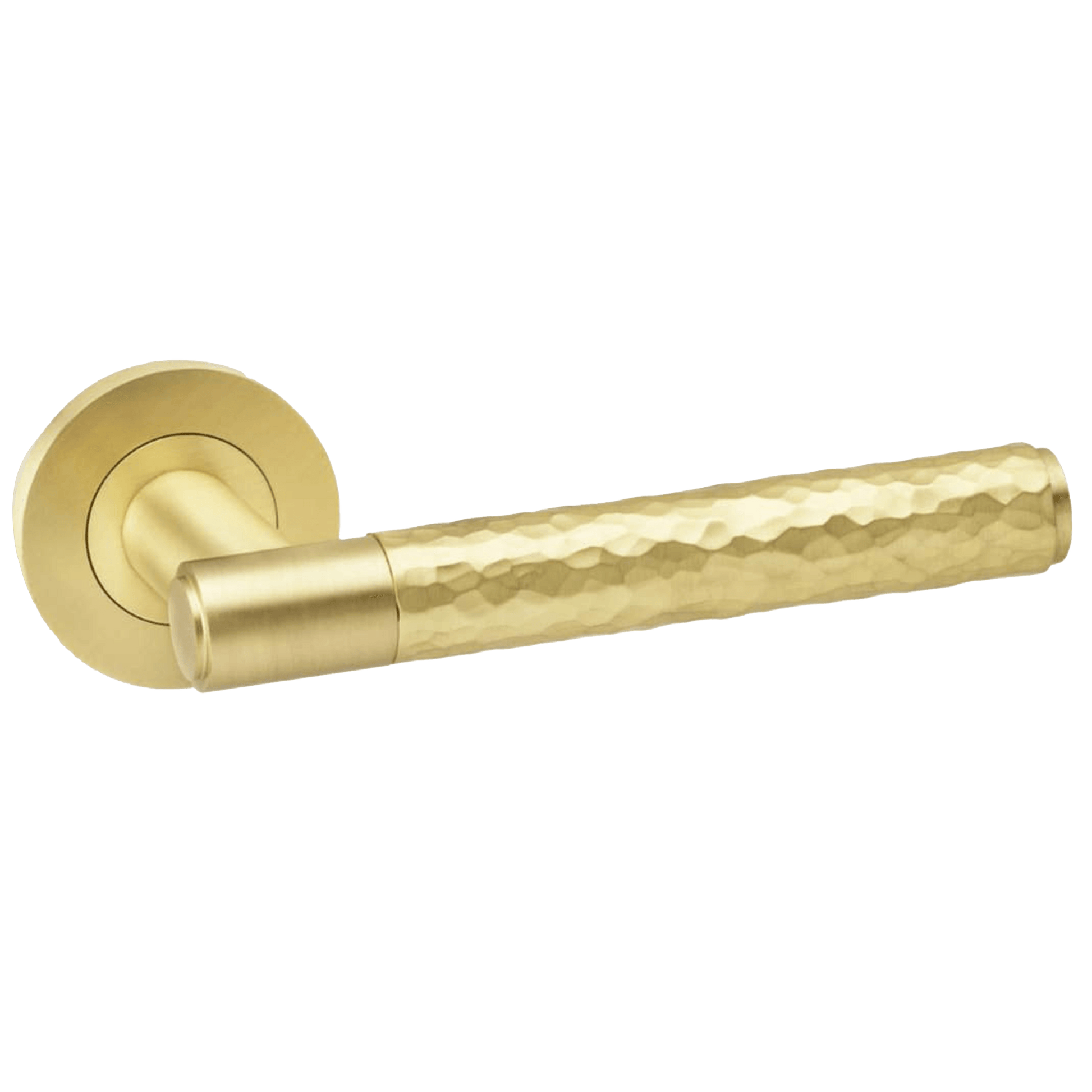 Solid Brass Hammered Door Handle - Bilden Home & Hardware Market