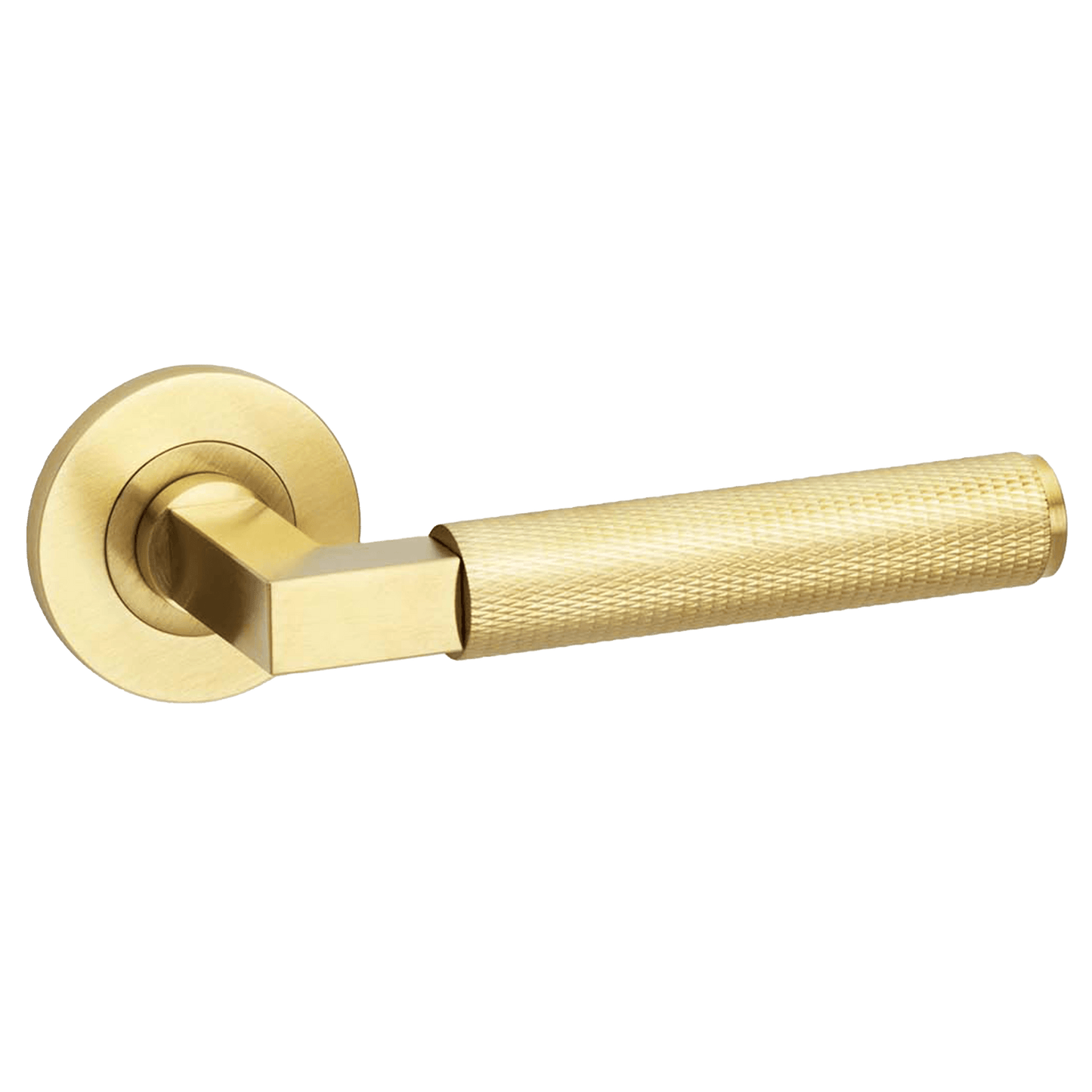 Solid Brass Knurled Door Handle - Bilden Home & Hardware Market