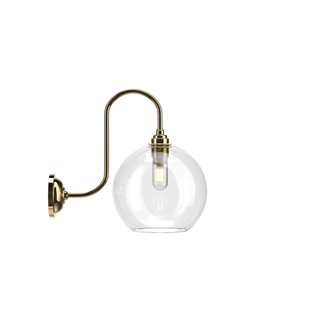 Swan Neck Globe Wall Light Hereford - Bilden Home & Hardware Market