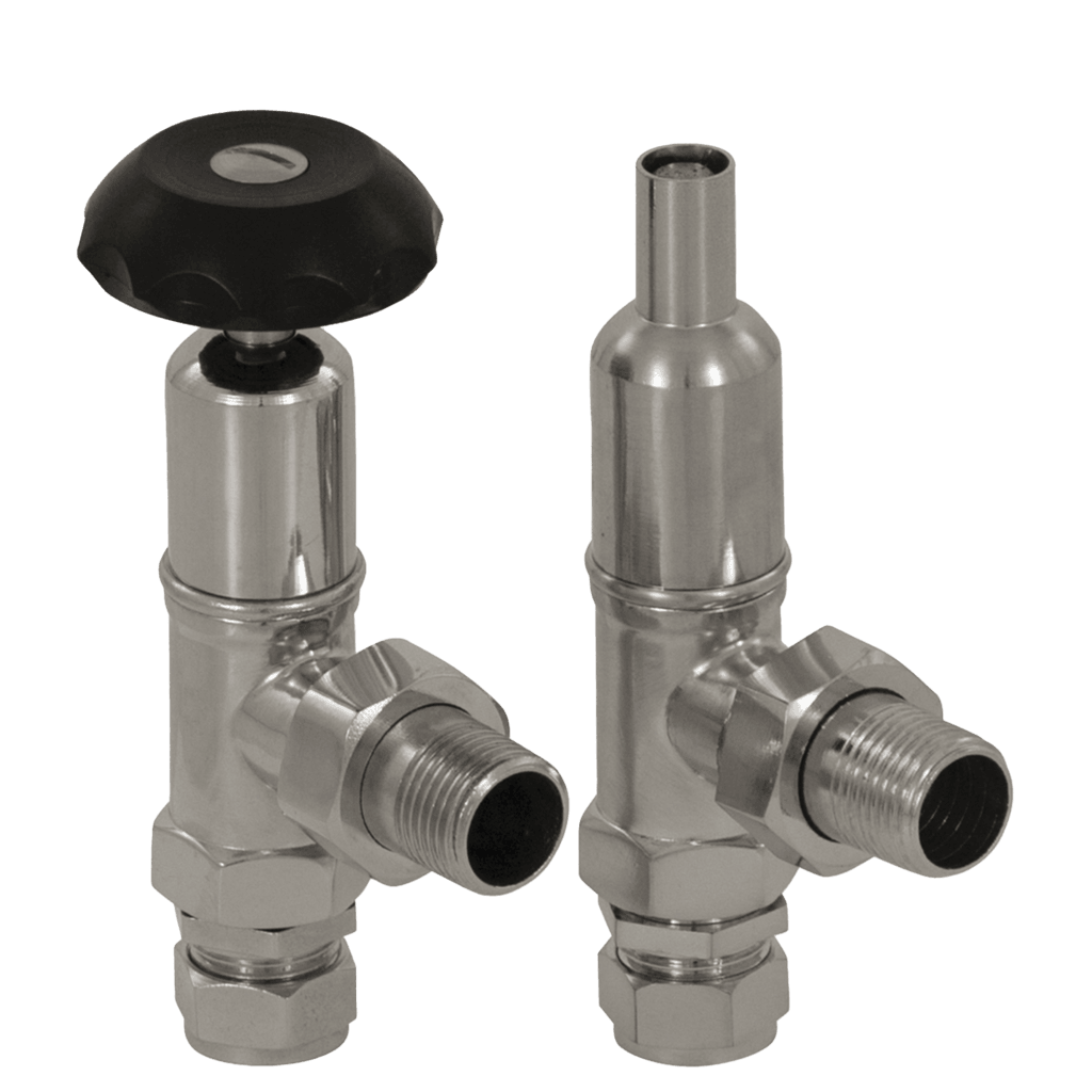 Nickel manual radiator valve 