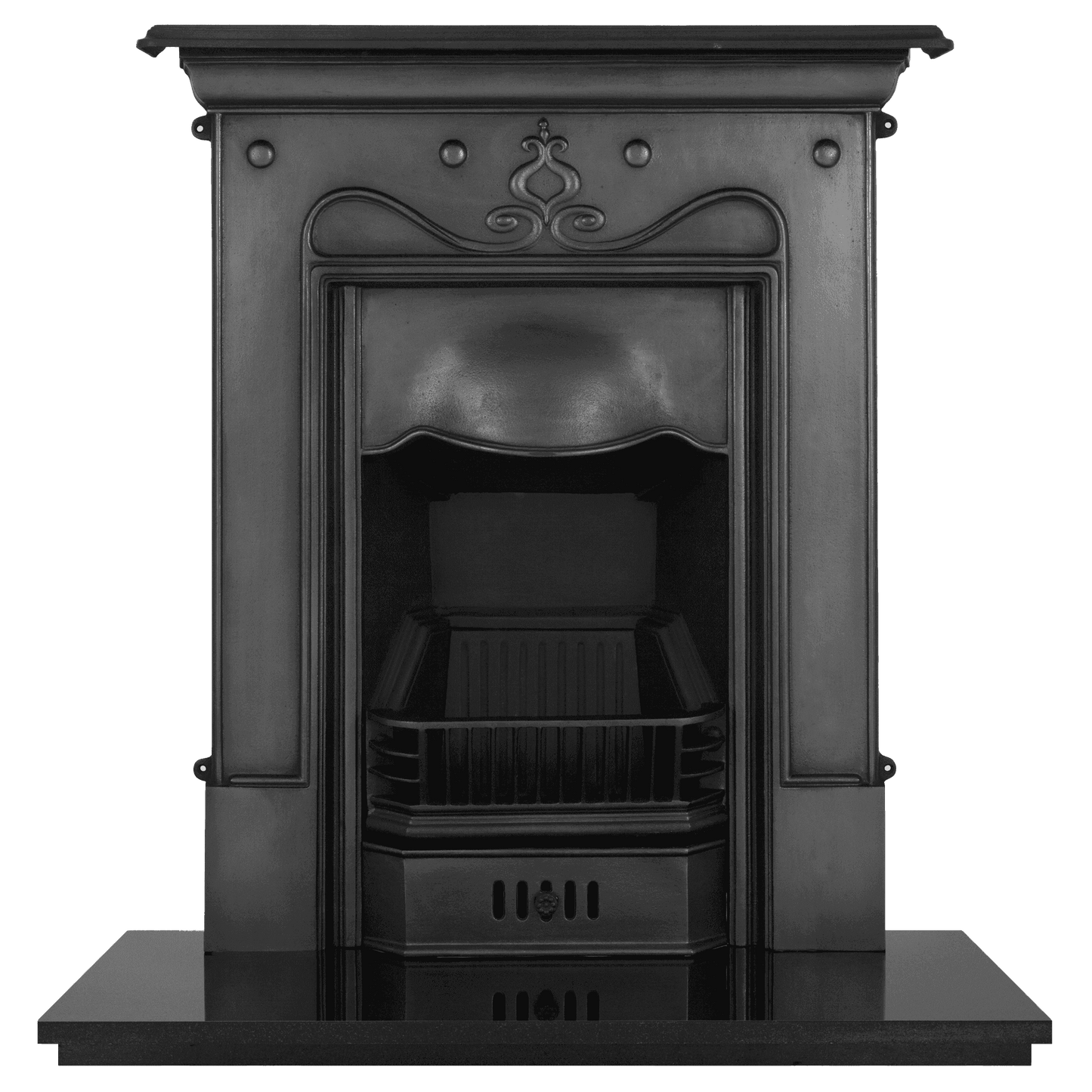 Tulip Art Nouveau Cast Iron Fireplace - Bilden Home & Hardware Market