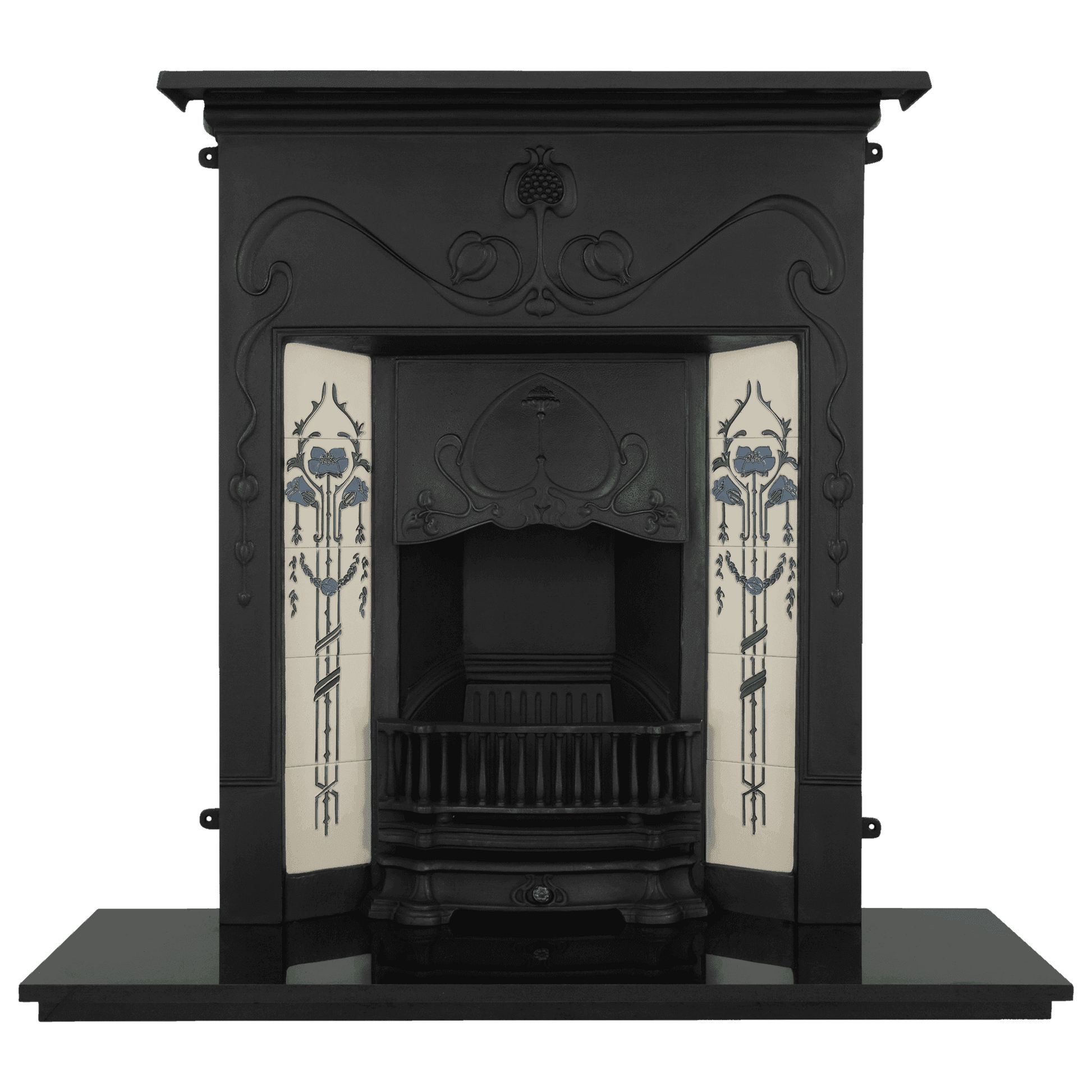 Valentine Art Nouveau Cast Iron Fireplace - Bilden Home & Hardware Market