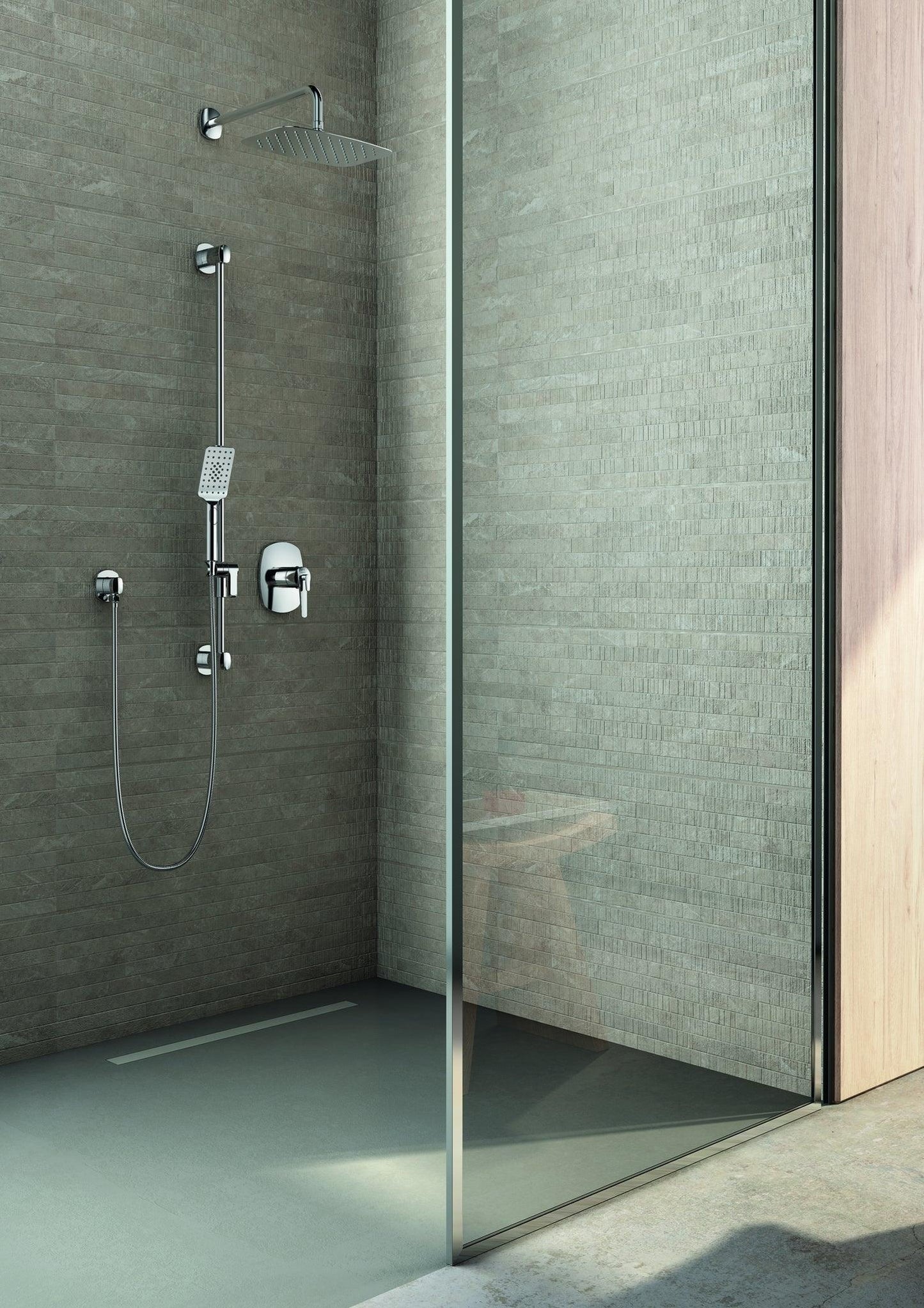 Venty Overhead Shower with Hand Shower - Bilden Home & Hardware Market