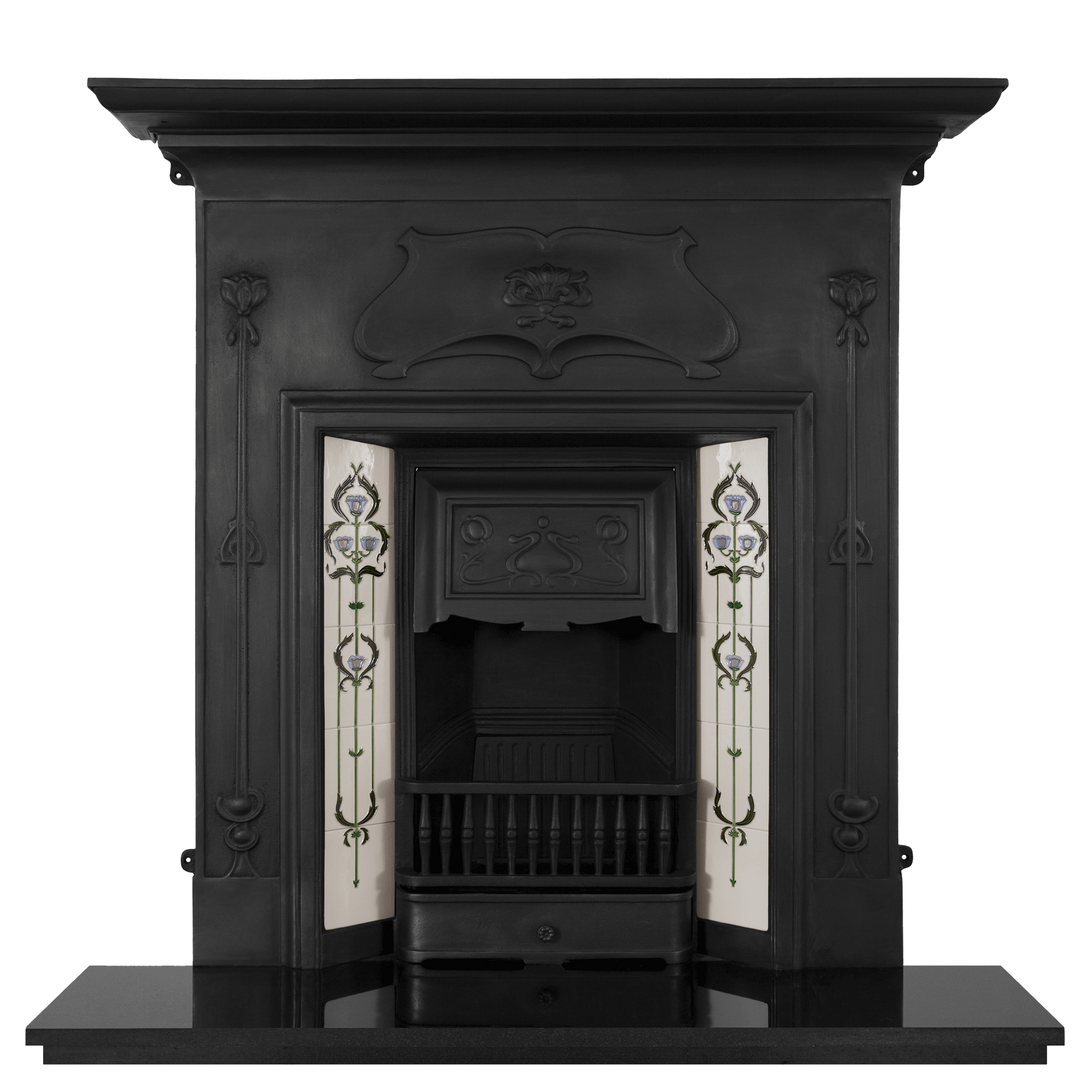 Verona Art Nouveau Cast Iron Fireplace - Bilden Home & Hardware Market