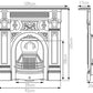Victorian Cast Iron Combination Fireplace - Bilden Home & Hardware Market